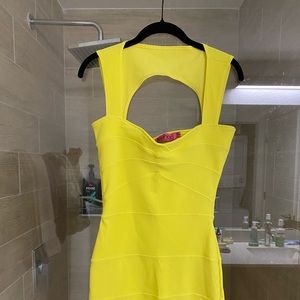 BOOHOO YELLOW DRESS